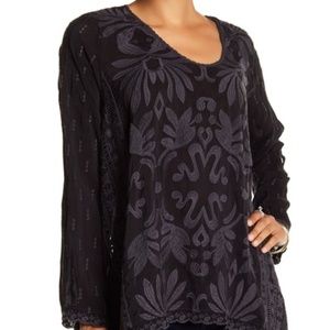 Johnny Was Embroidered Sharkbite Tunic